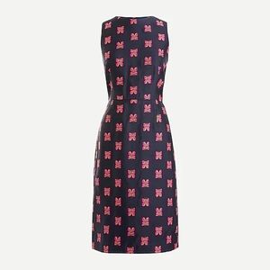 Jcrew jacquard butterfly dress NWT